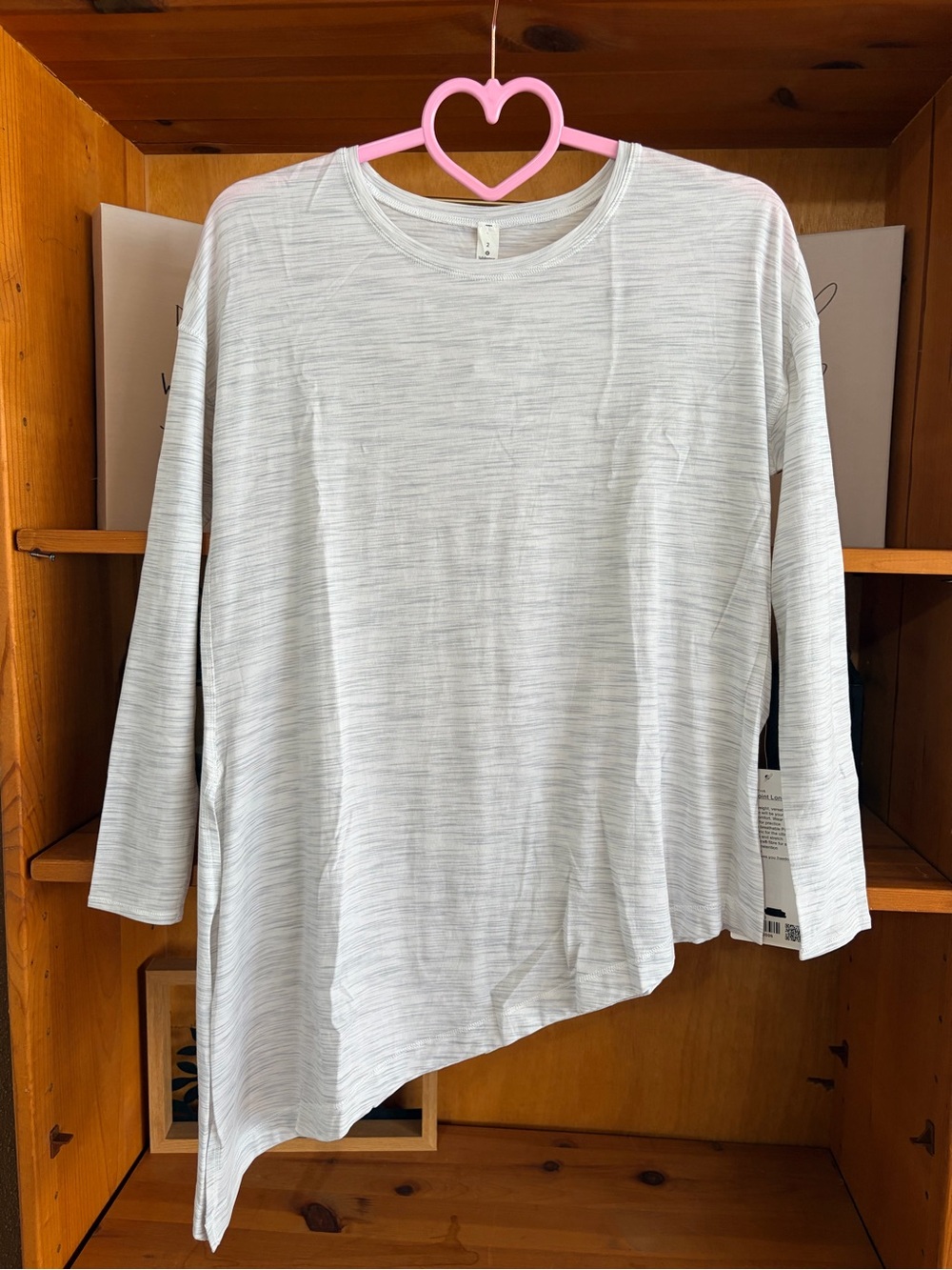 Lululemon Long Sleeve Women’s Top In Gray Size 2 New Yoga Athletic Casual - Picture 5 of 10